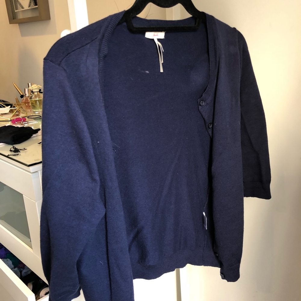 Frenchi Navy Cardigan
